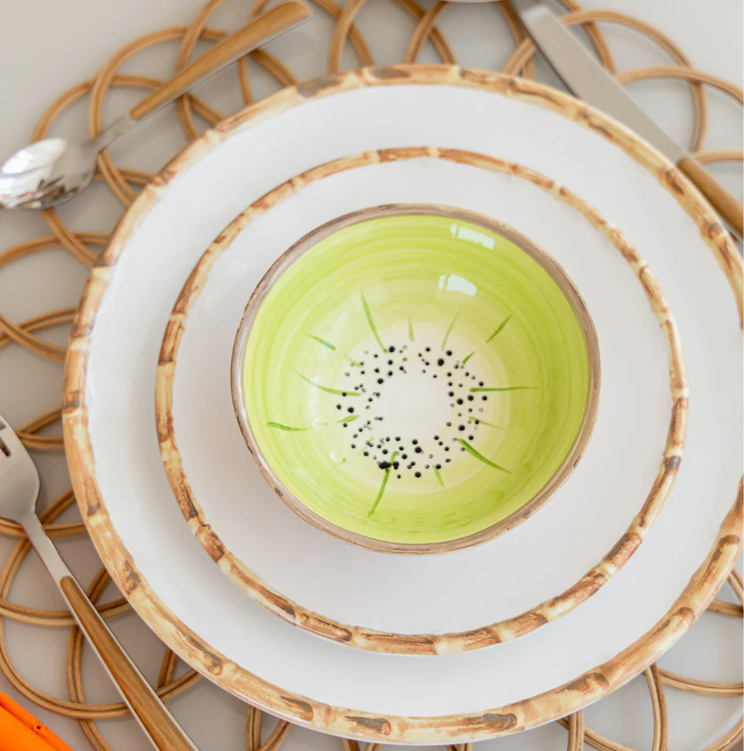 Bowl Kiwi em Cerâmica