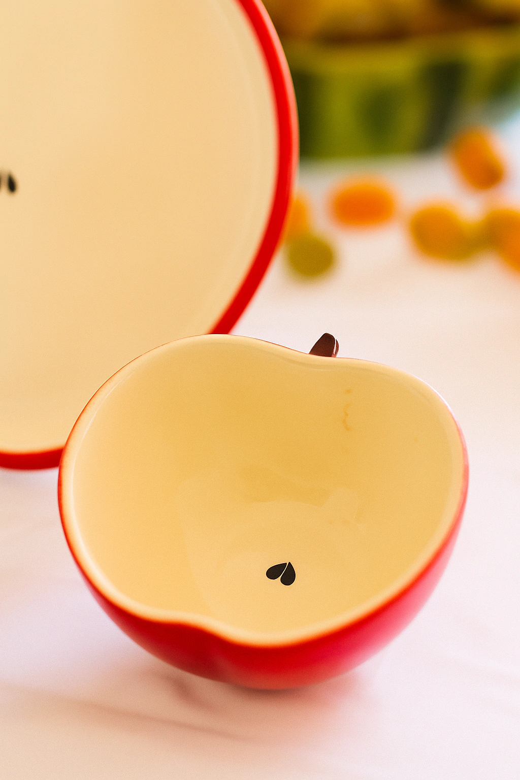 Bowl de Fruta Maçã em Cerâmica – 320ml