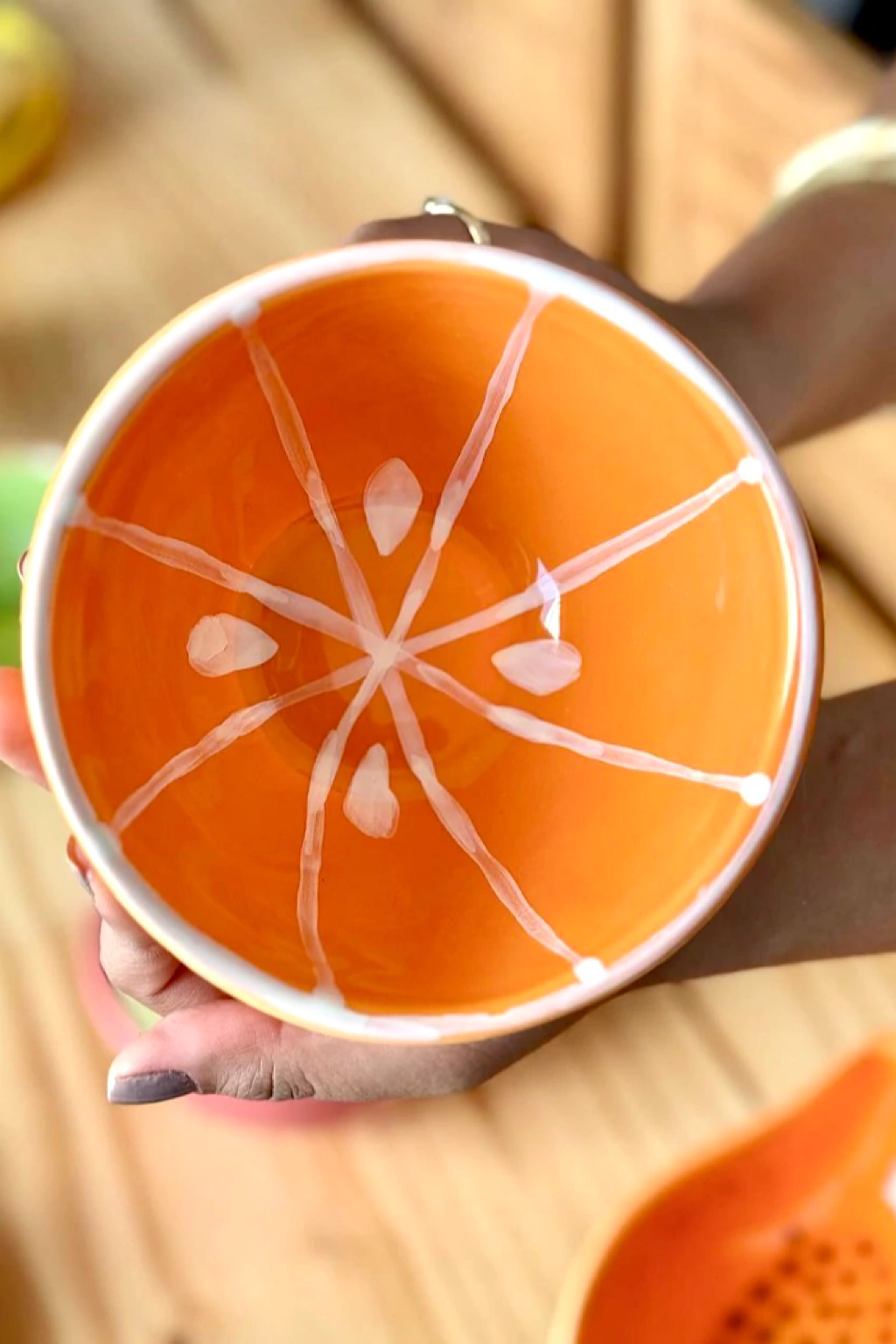 Bowl Fruta Laranja em Cerâmica – 340ml